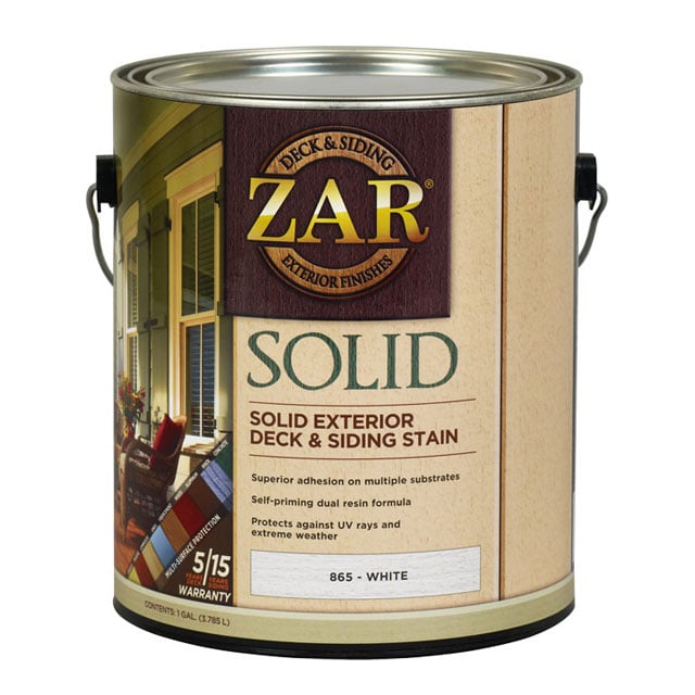 Укрывное масло по дереву для наружного применения Zar Solid Exterior Deck Siding Stain