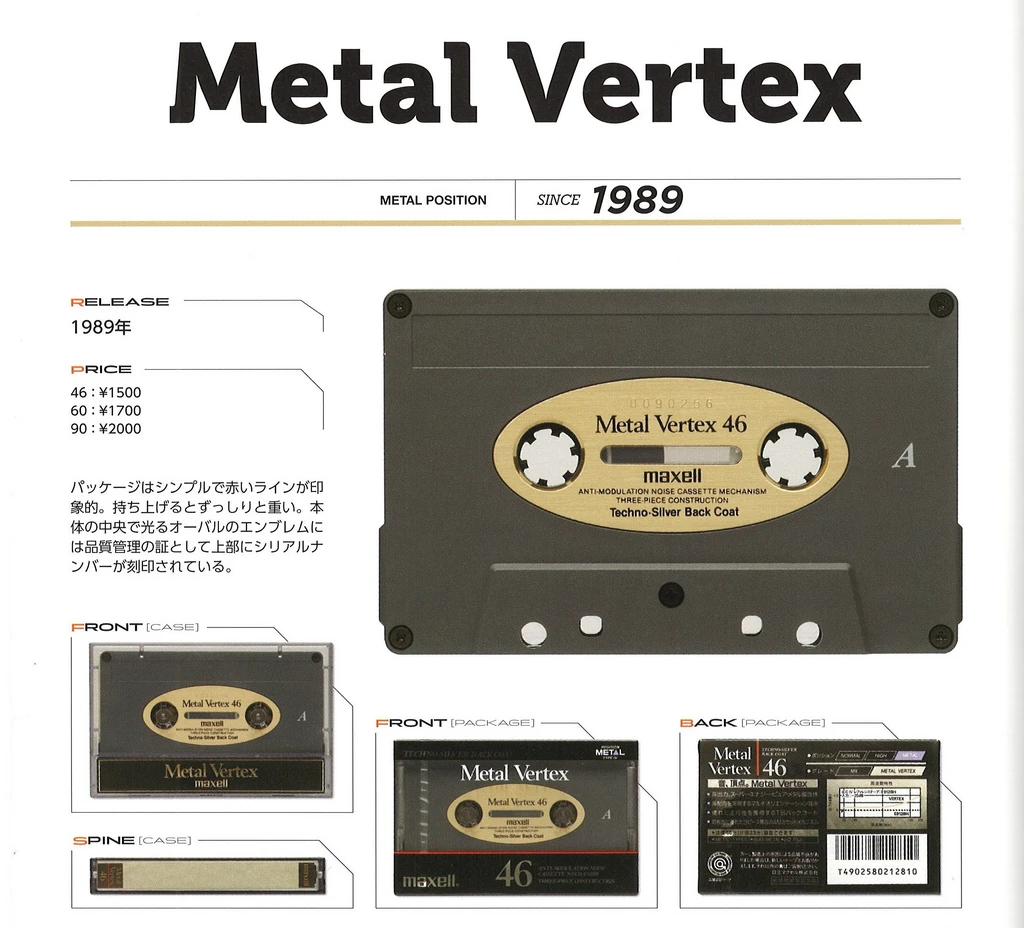 Maxell Metal Vertex - вершина аналоговой кассеты