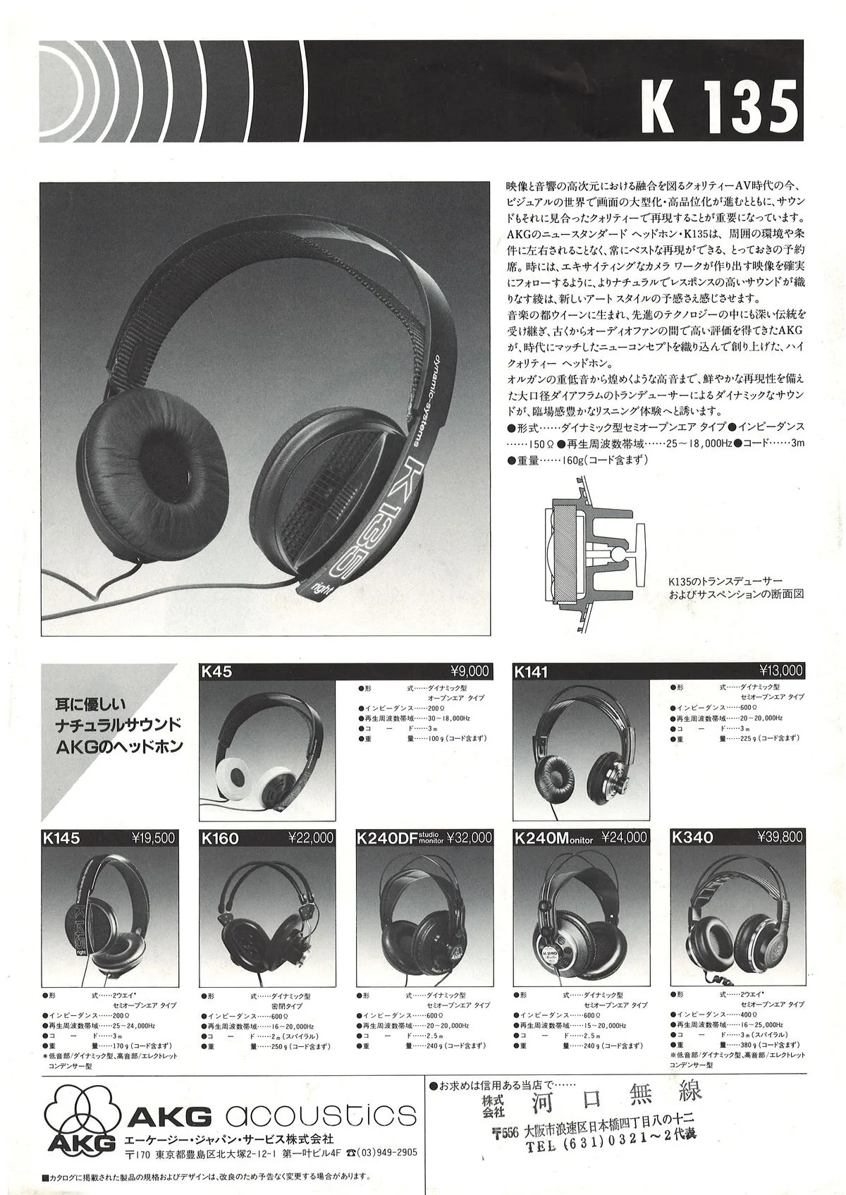 AKG K135 1989 - 2