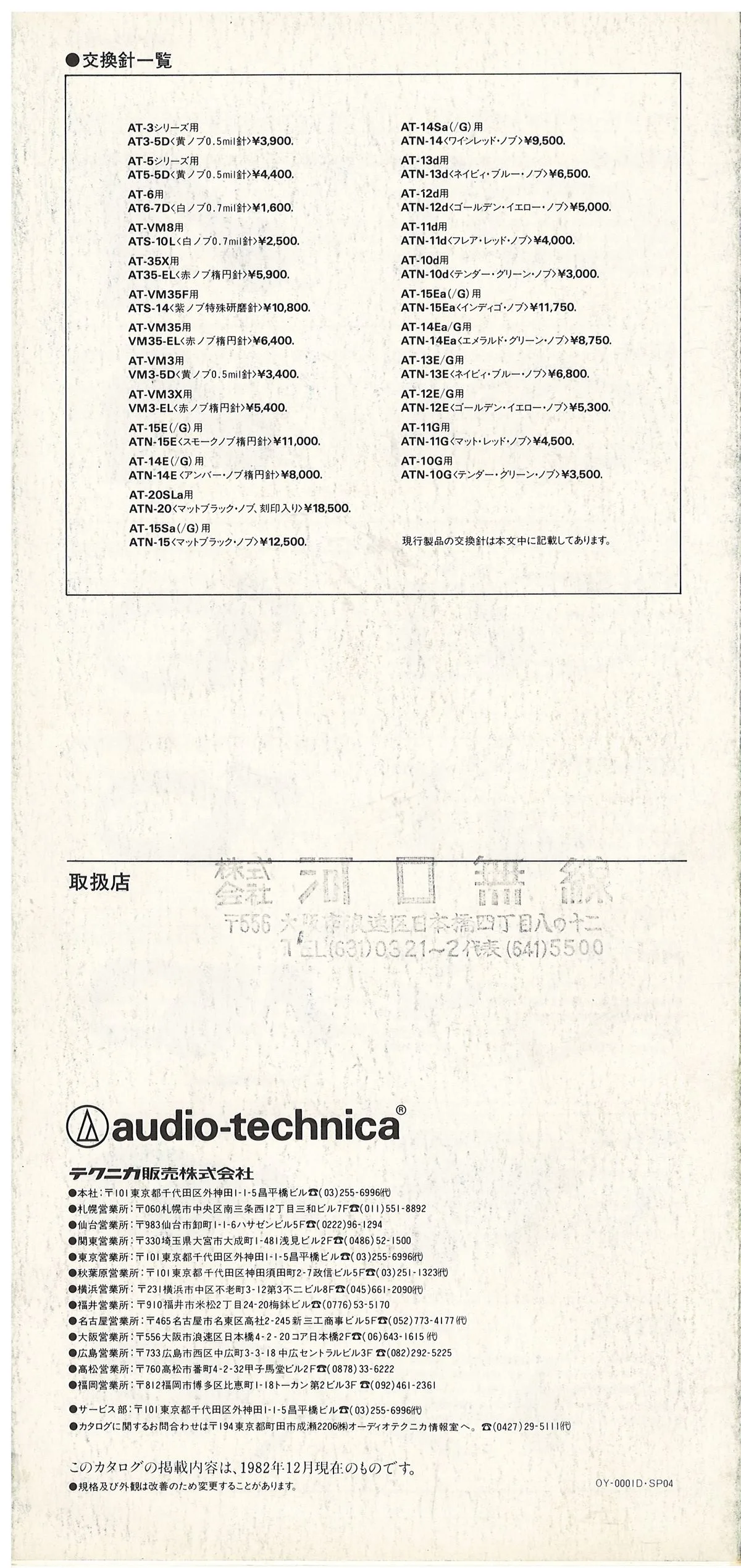 Audio-Technica AT Products Guide — 12