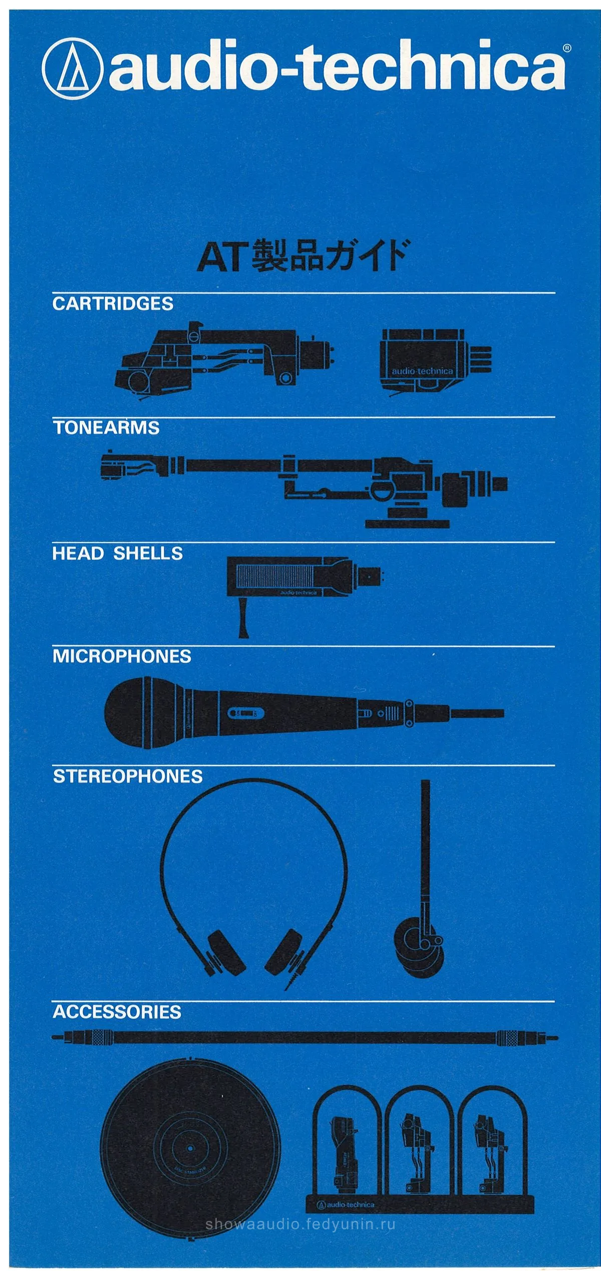 Audio-Technica AT Product Guide March 1983 — обложка