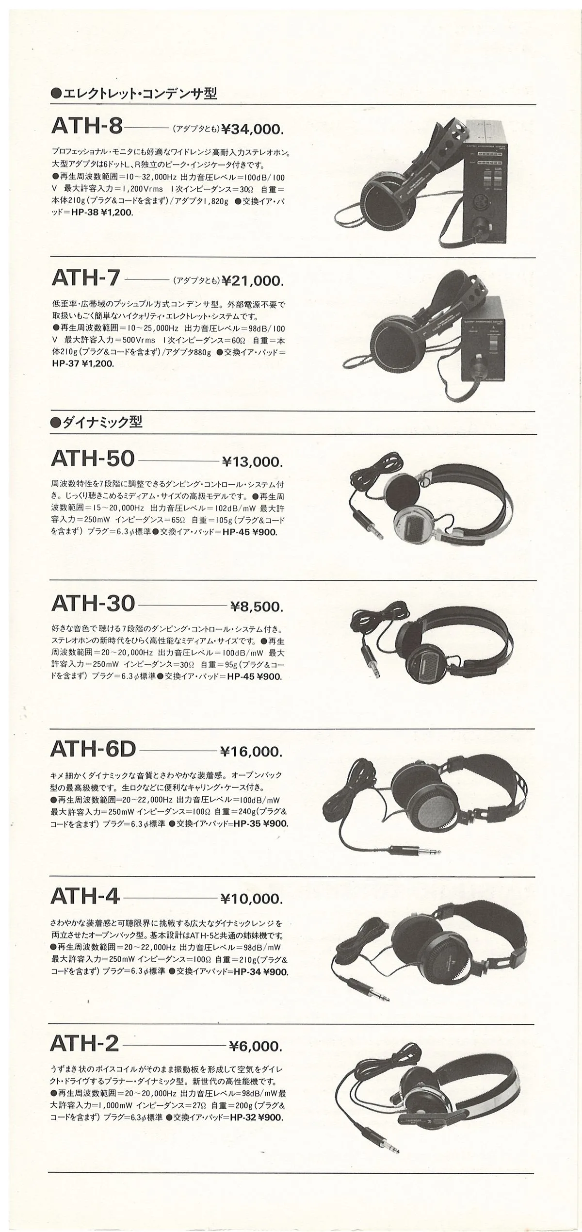 Audio-Technica AT Product Guide March 1983 — 7