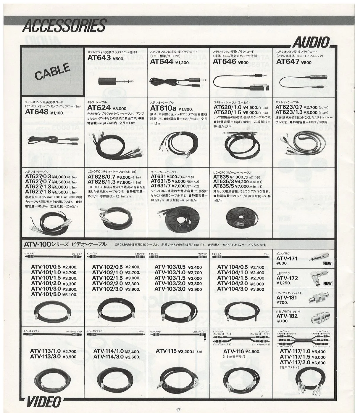 Audio-Technica Products Catalog April 1985 — 18