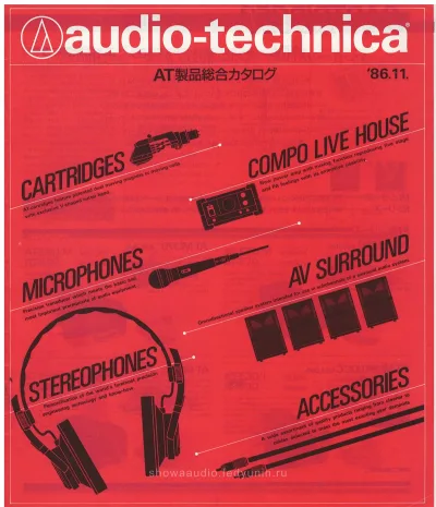 Audio-Technica General Catalog November 1986