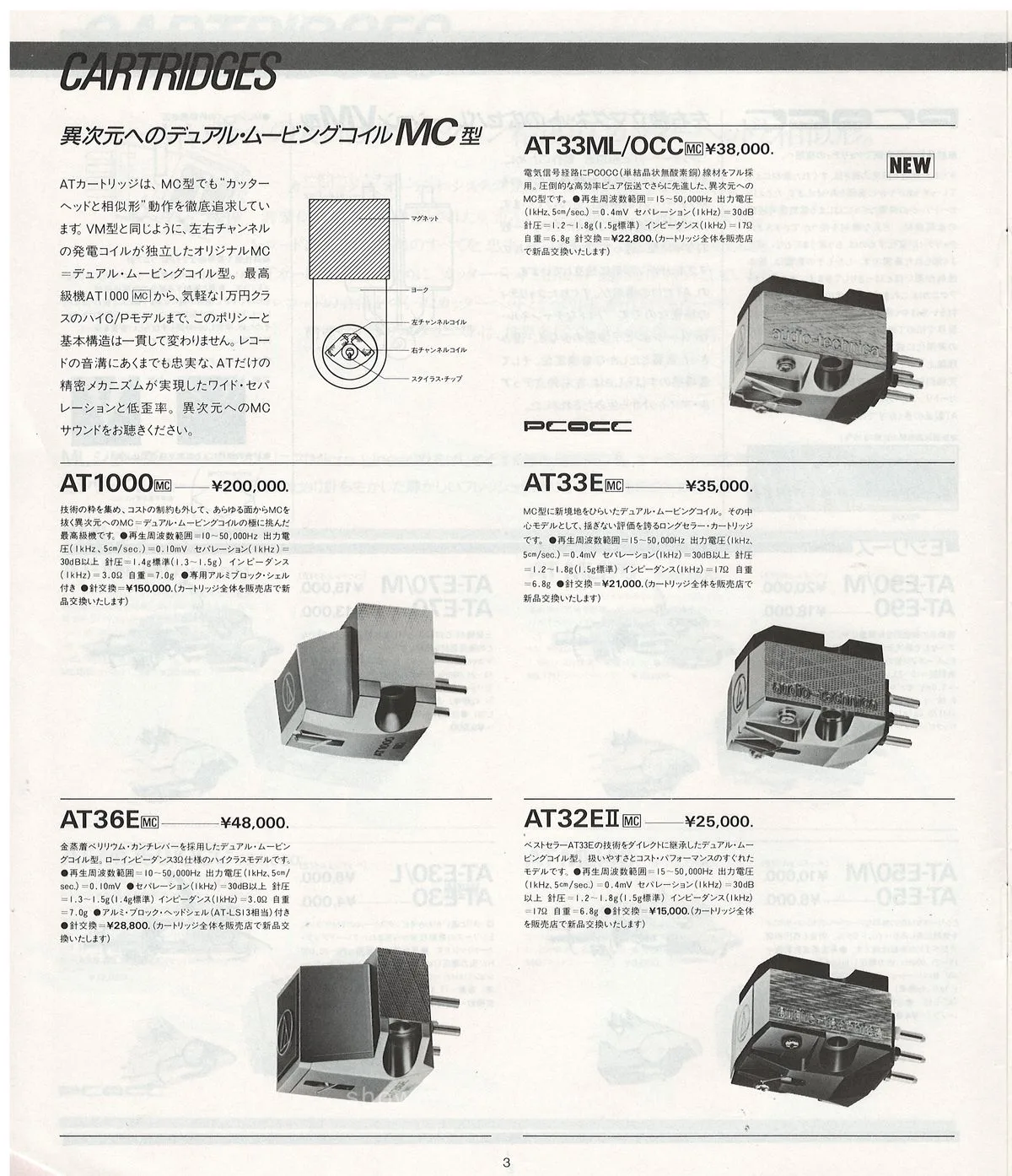Audio-Technica General Catalog November 1986 — 4