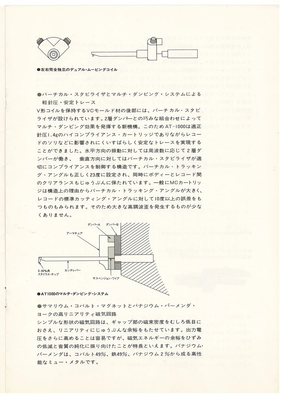 Audio-Technica AT1000MC, AT1000T. 1983 — 5