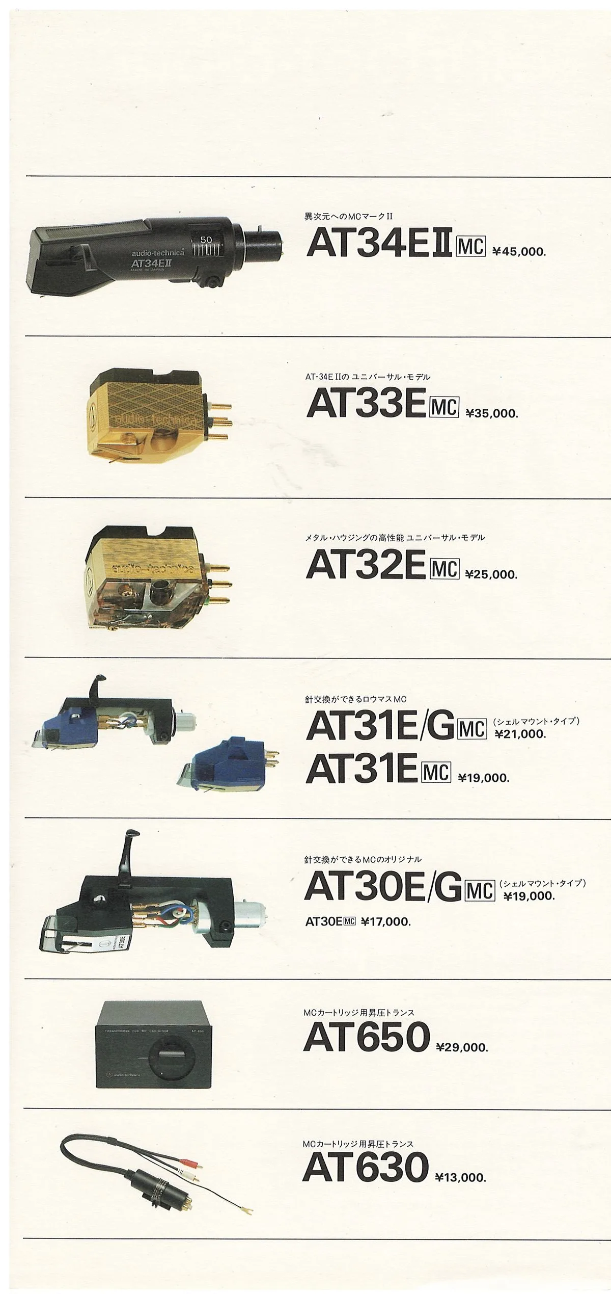 Audio-Technica MC Cartridges — 3