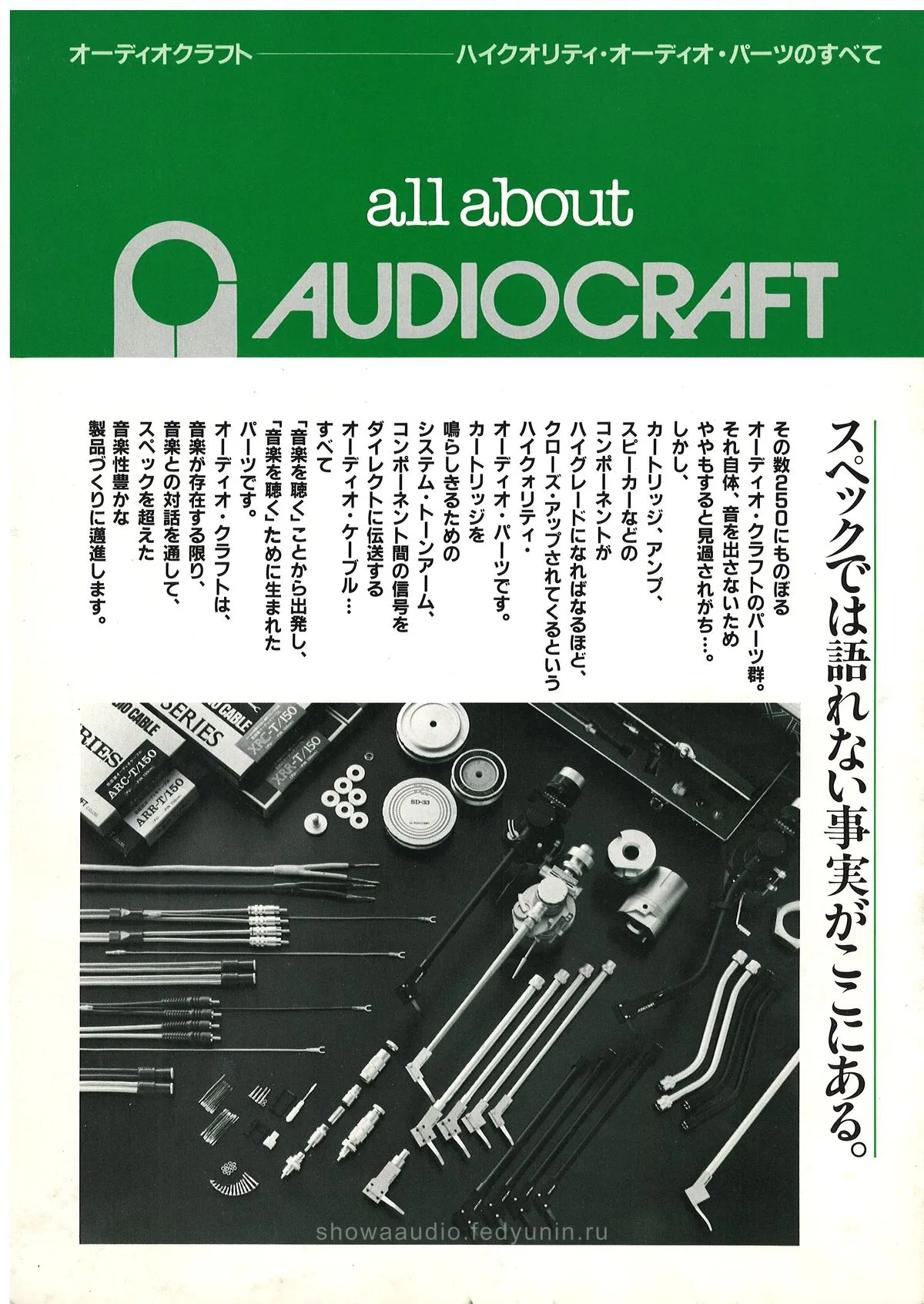AUDIOCRAFT all about AUDIOCRAFT September 1982 - обложка