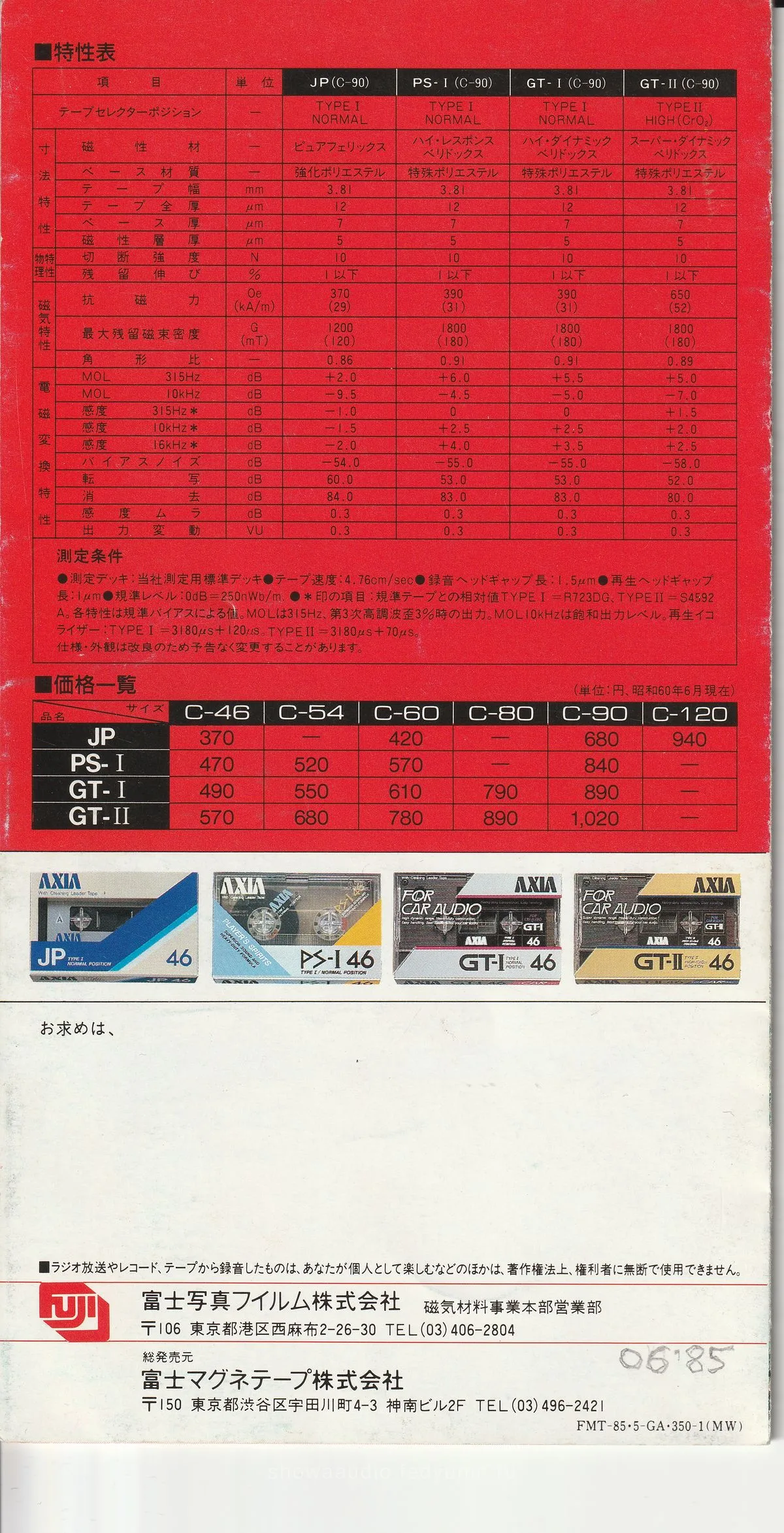AXIA Cassette - 9