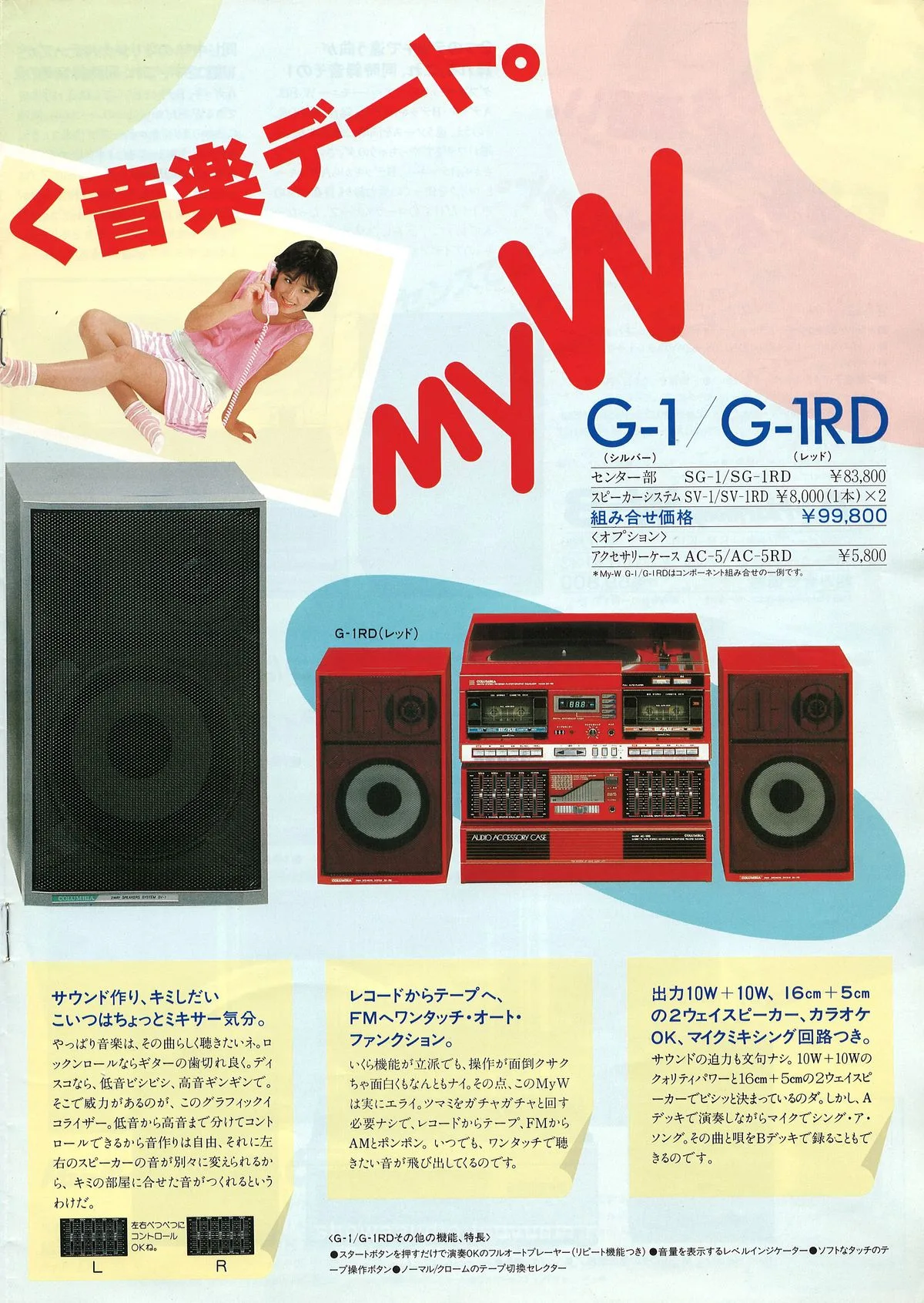 COLUMBIA Music System December 1984 - доп. 4