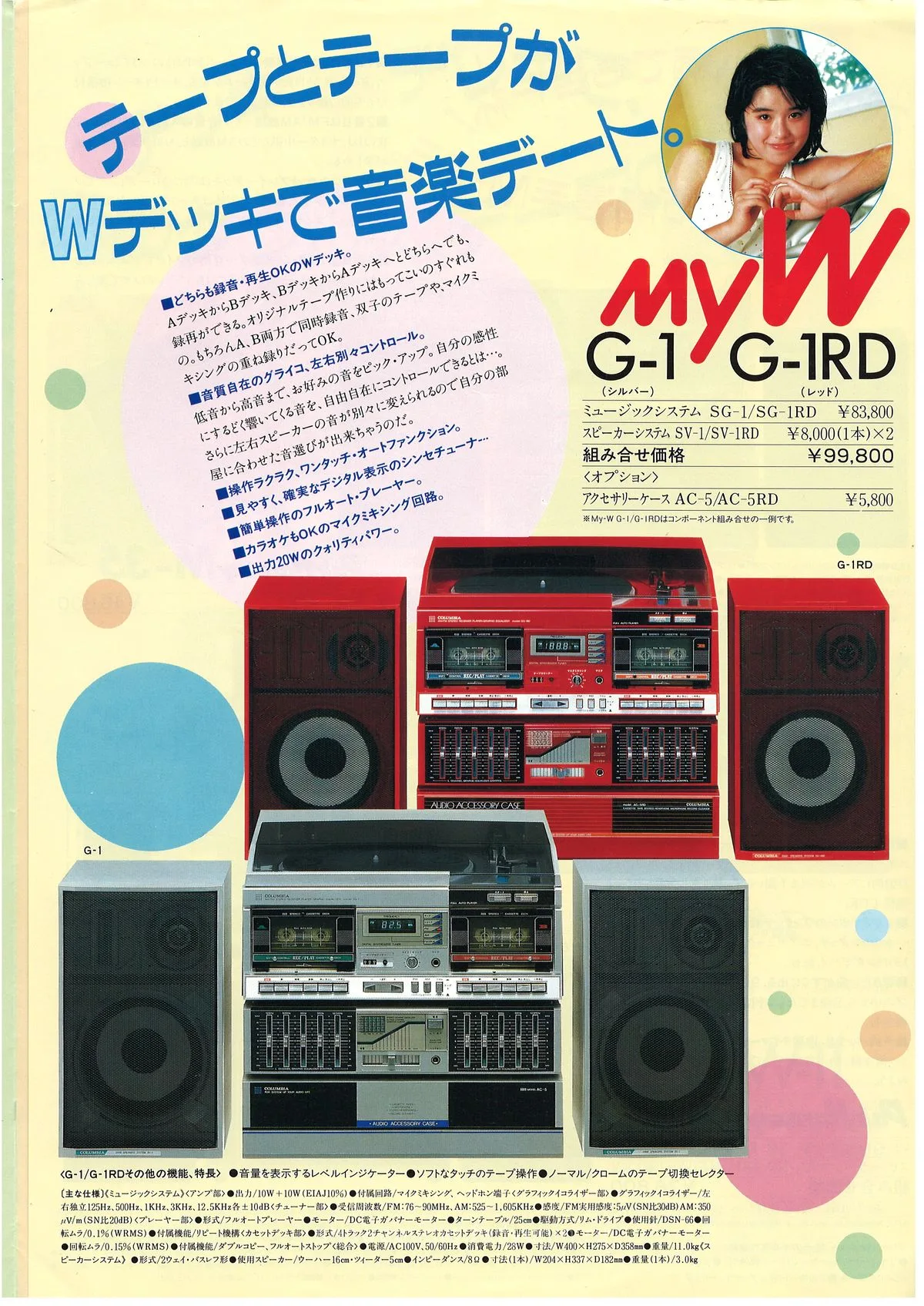 COLUMBIA Music System April 1985 - 3