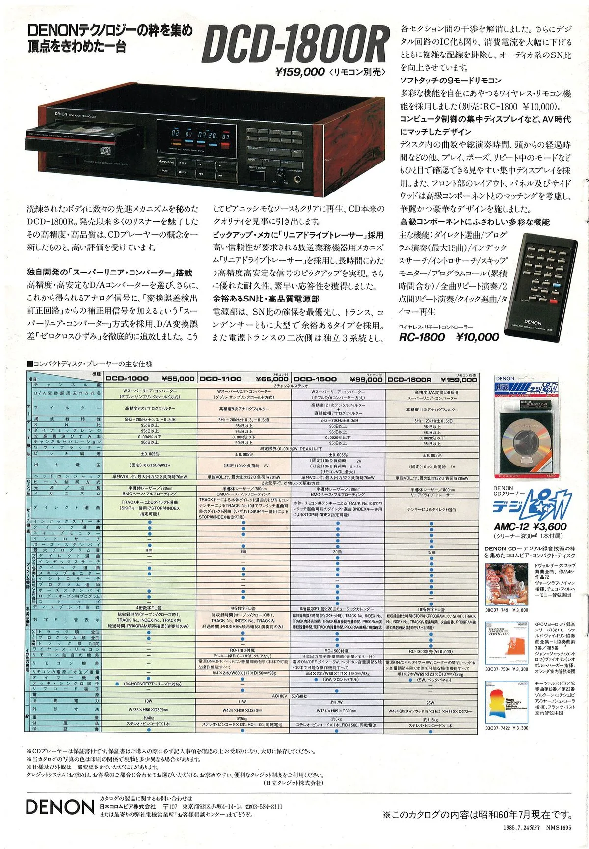 DENON CD Player — 6