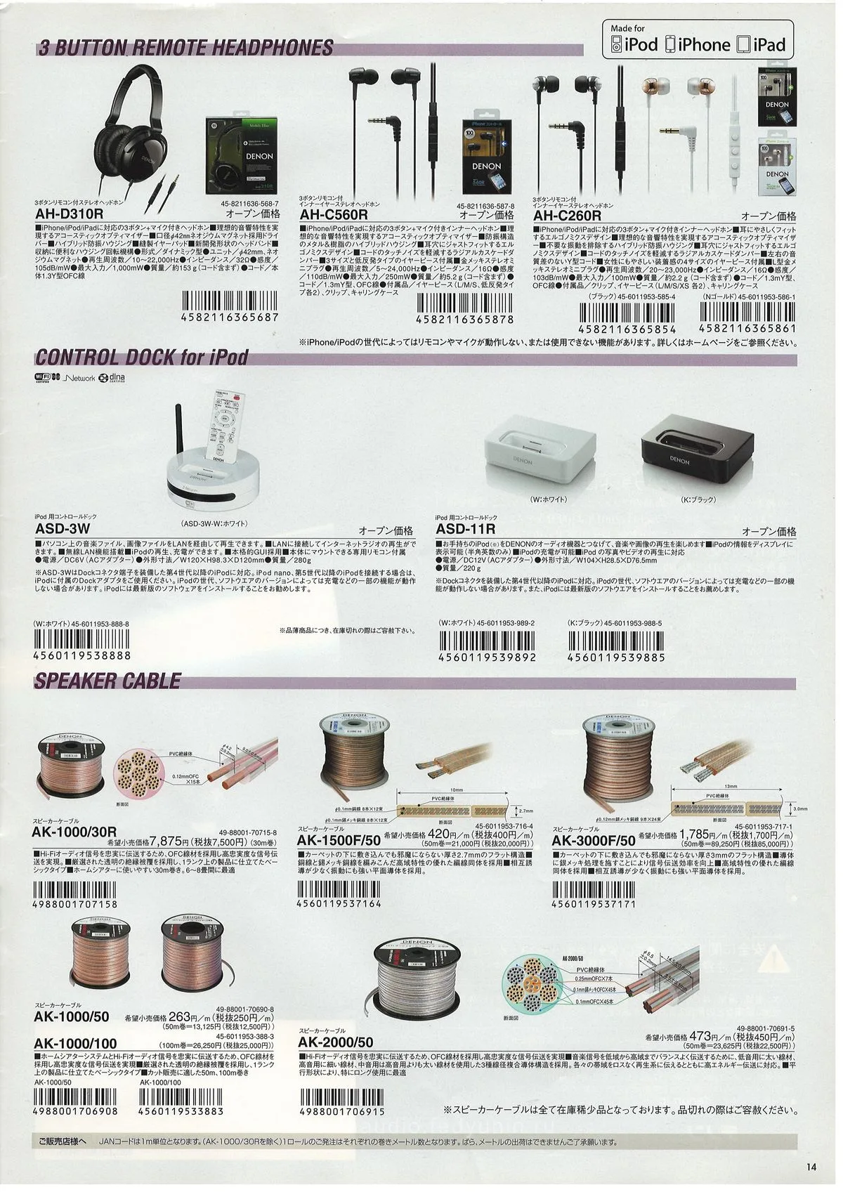 DENON General Catalog No.37 January 2011 - 15