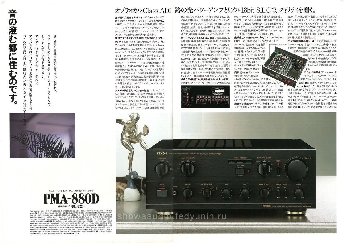 DENON AMPLIFIER February 1989 - 4