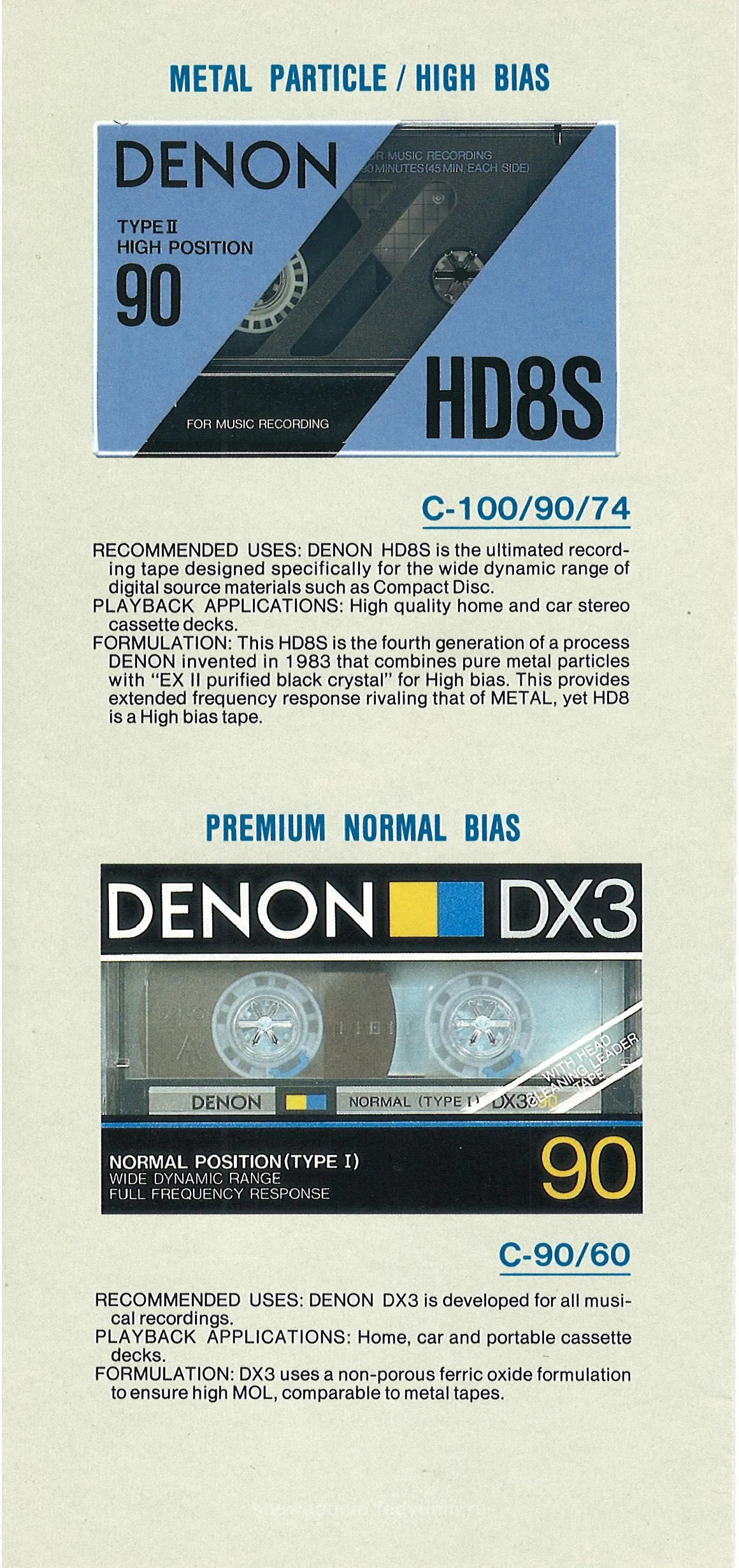DENON Audio Tape - 5