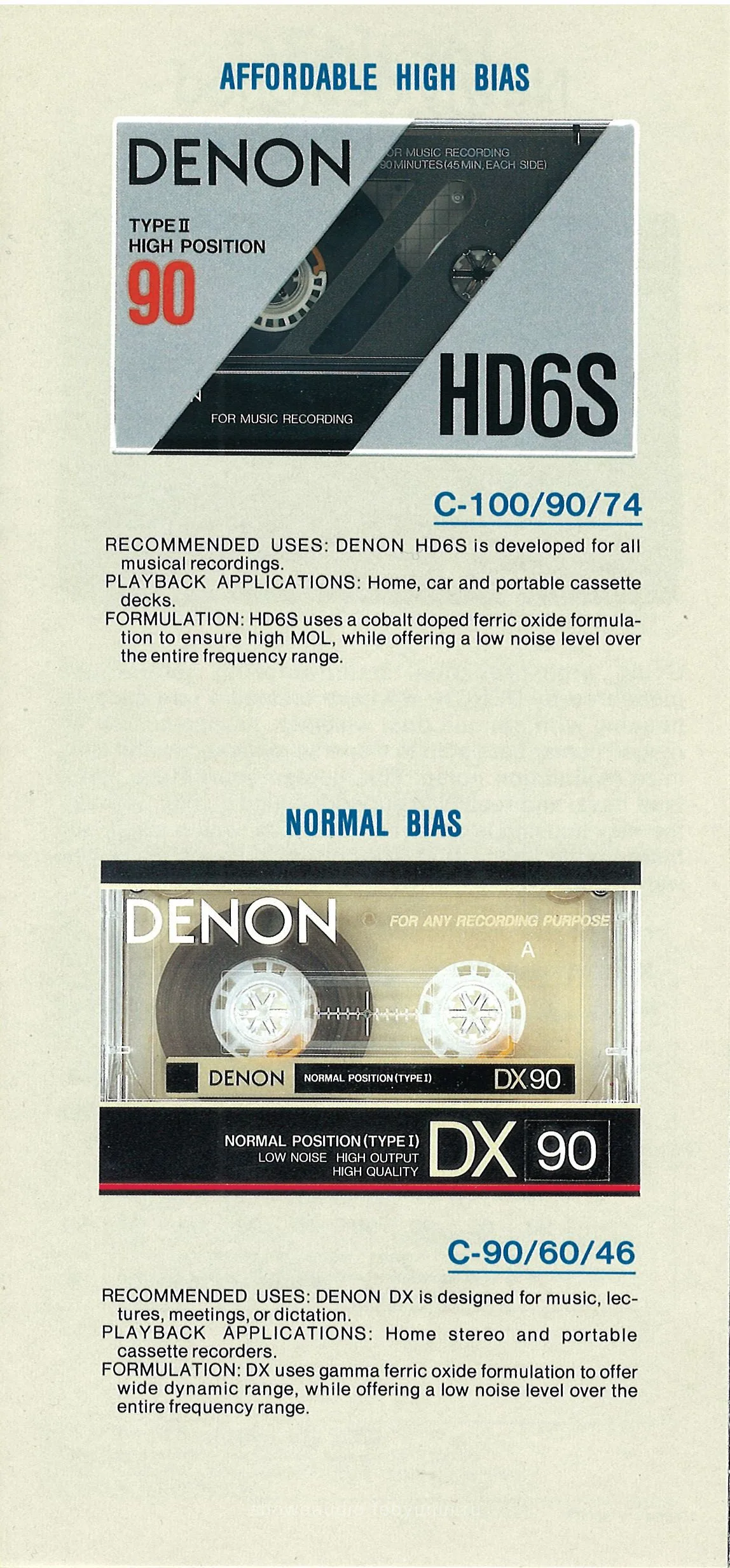 DENON Audio Tape - 7