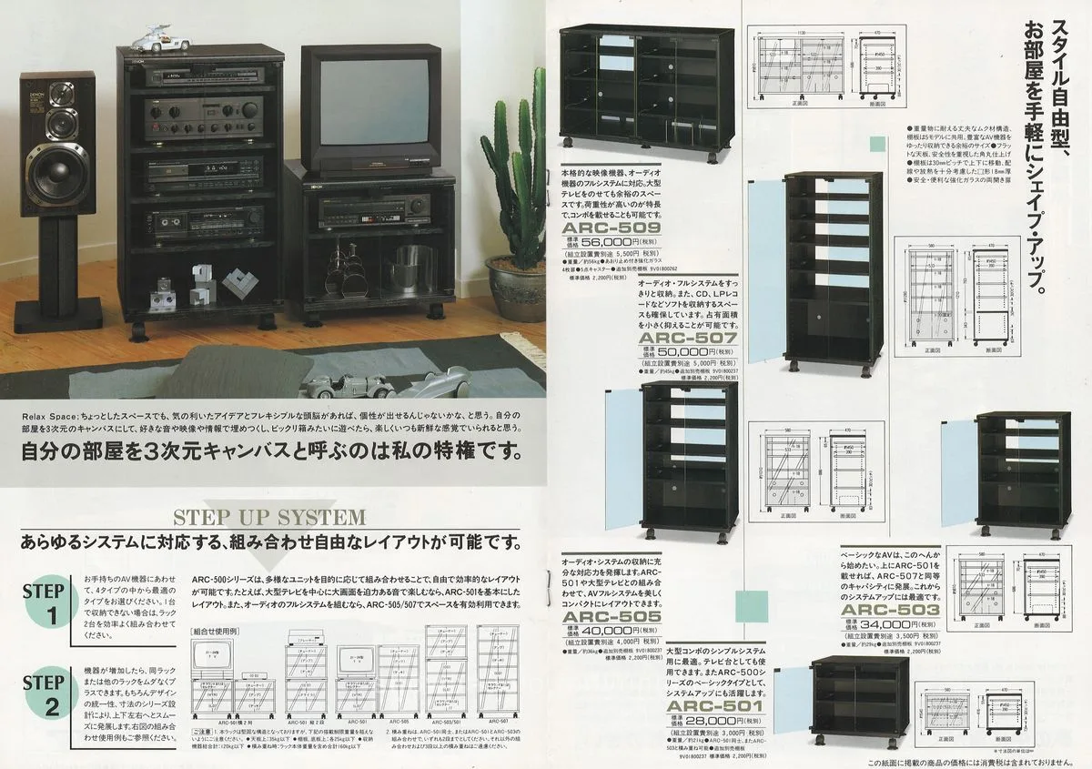 DENON AV Rack April 1989 - 5