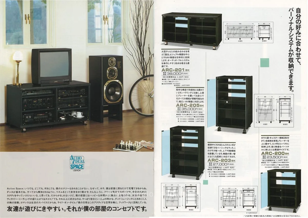 DENON AV Rack April 1989 - 7