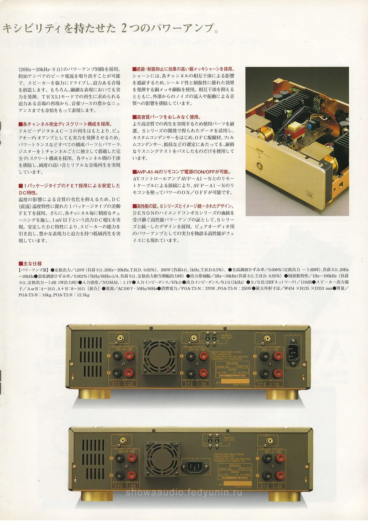 DENON AV Surround Amplifiers October 1996 - extra 10