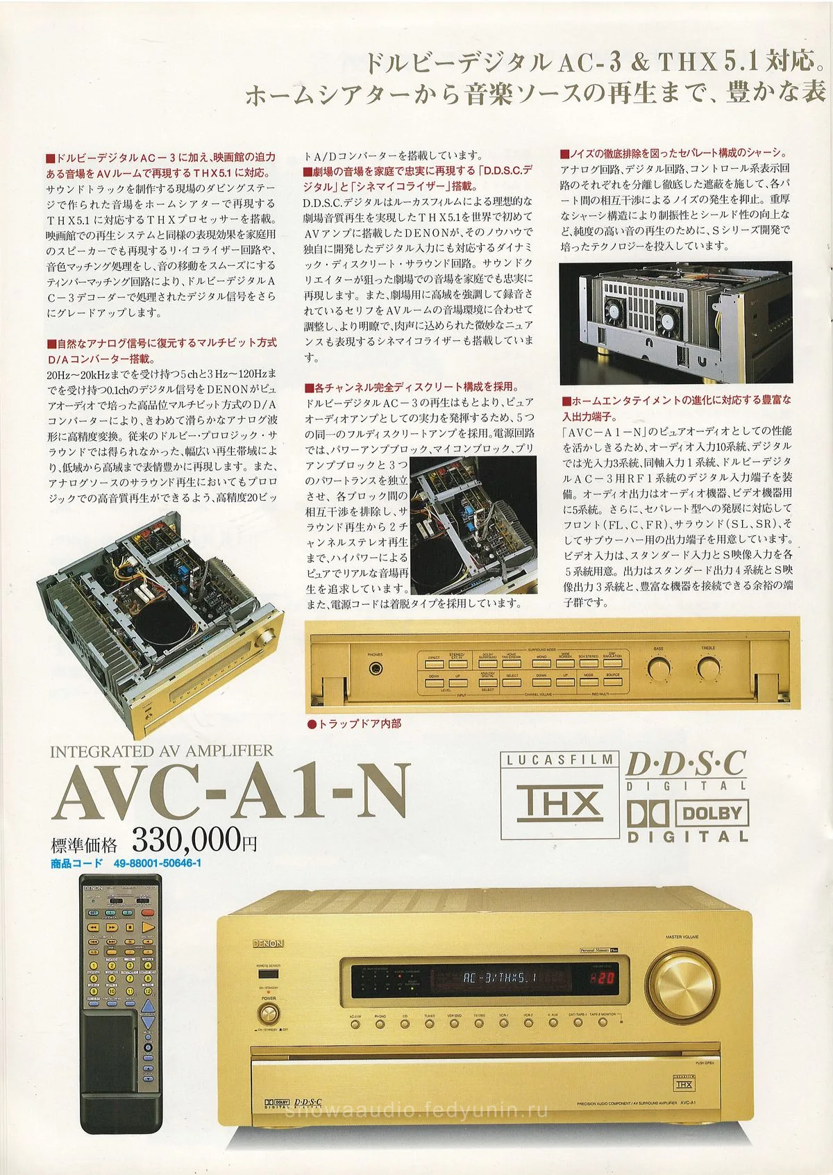 DENON AV Surround Amplifiers October 1996 - extra 11