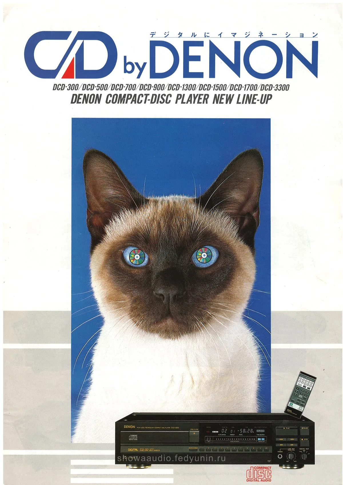 DENON CD by DENON January 1987 - cover