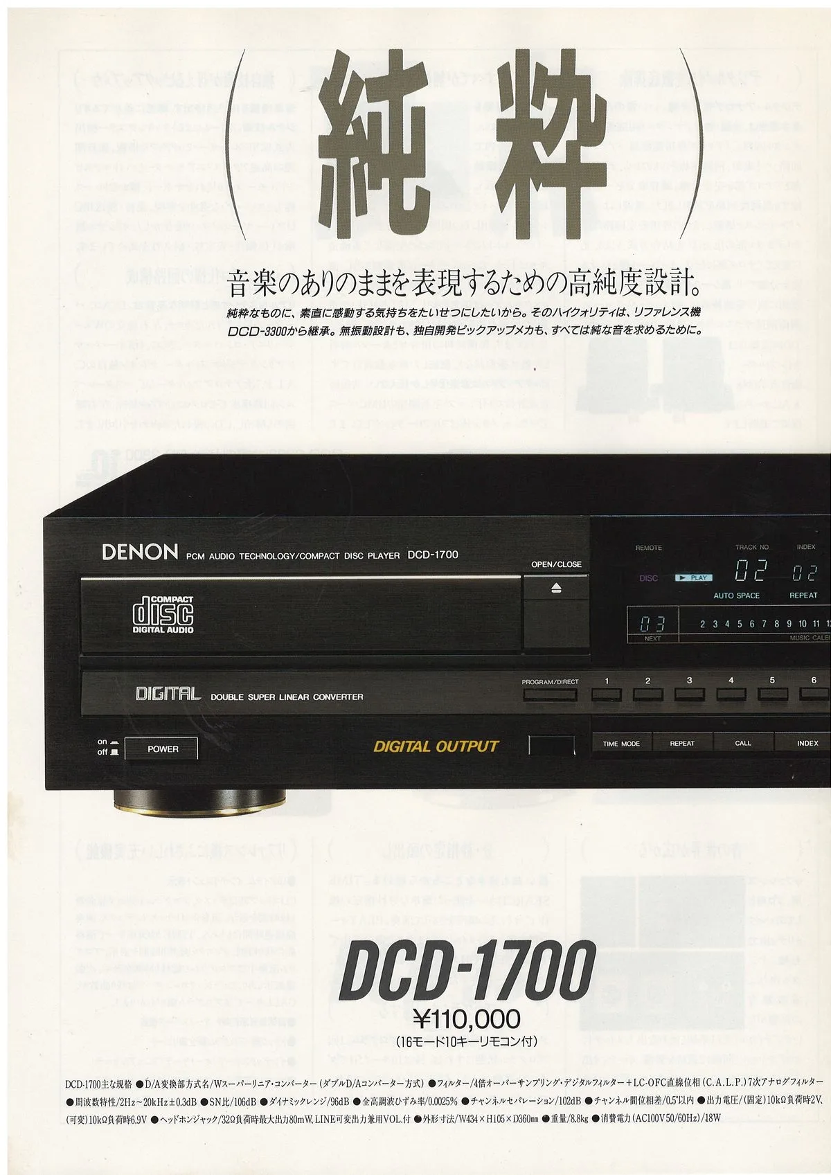 DENON CD by DENON July 1987 - доп. 5