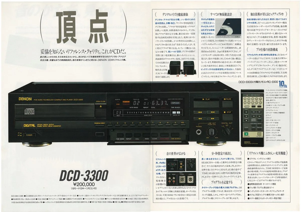 DENON CD by DENON July 1987 - 3