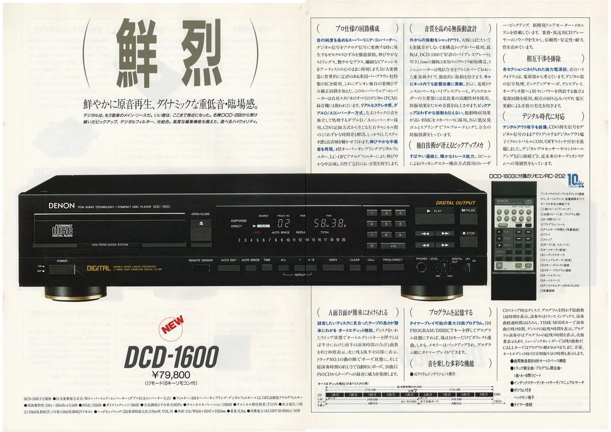 DENON CD by DENON July 1987 - 5