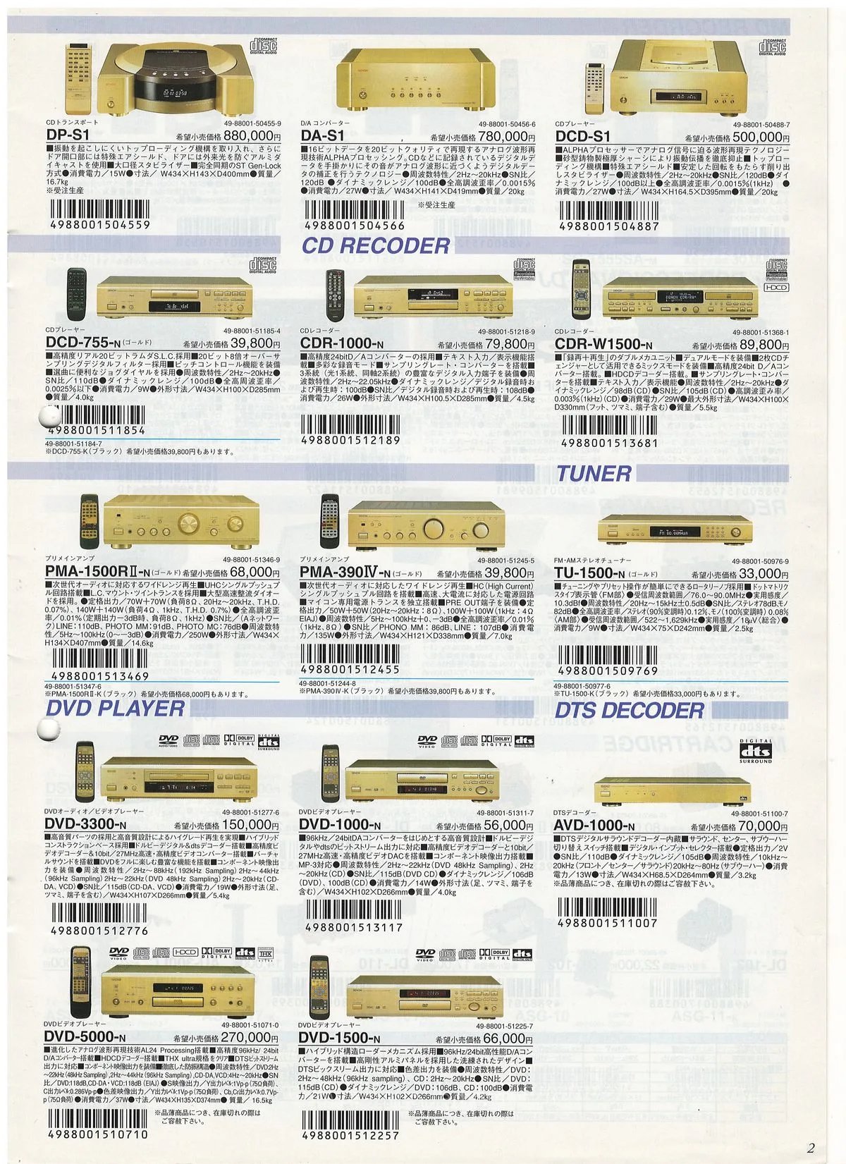 DENON COLUMBIA No 3 November 2000 - 3