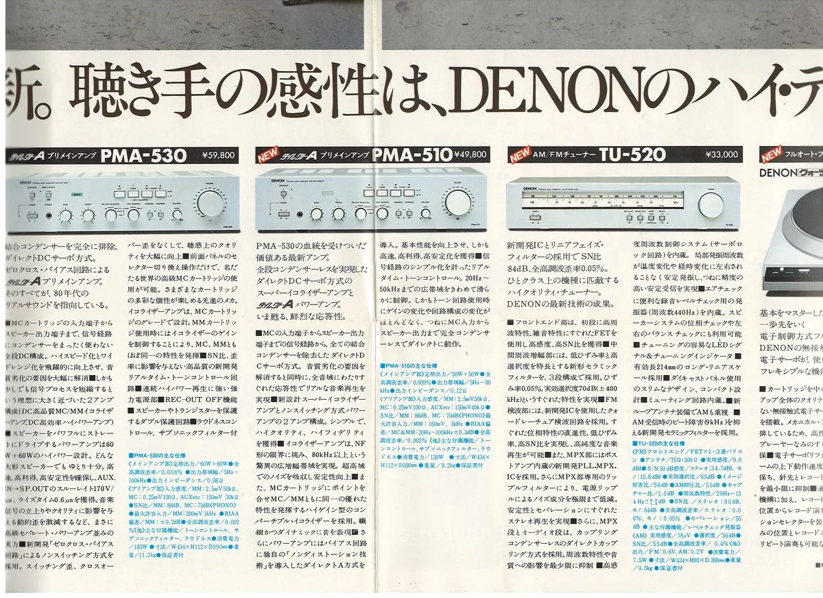 DENON Component Stereo July 1980 - extra 12