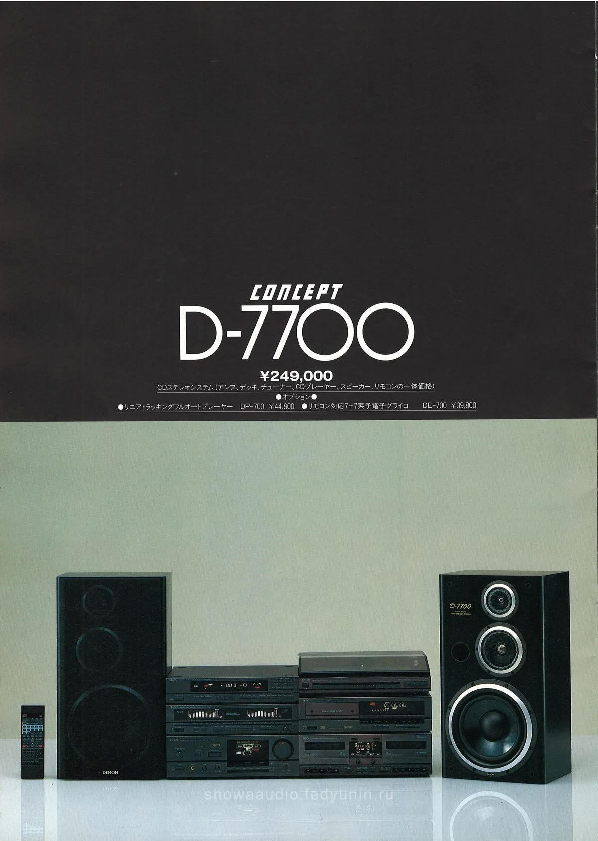 DENON Concept D-7700 D-7800 October 1988 - extra 11