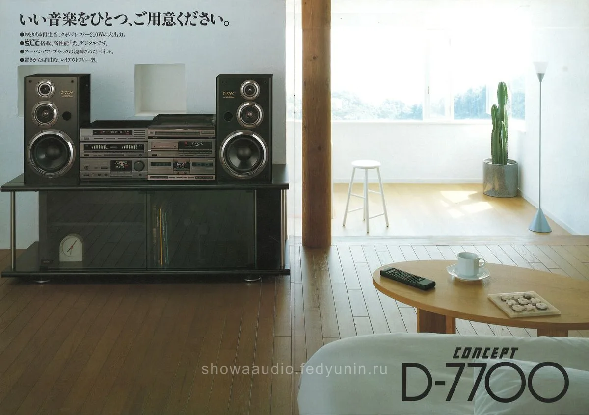 DENON Concept D-7700 D-7800 October 1988 - 4