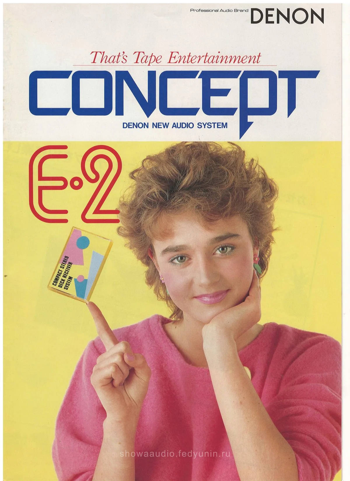 DENON Concept E-2 April 1983 - обложка