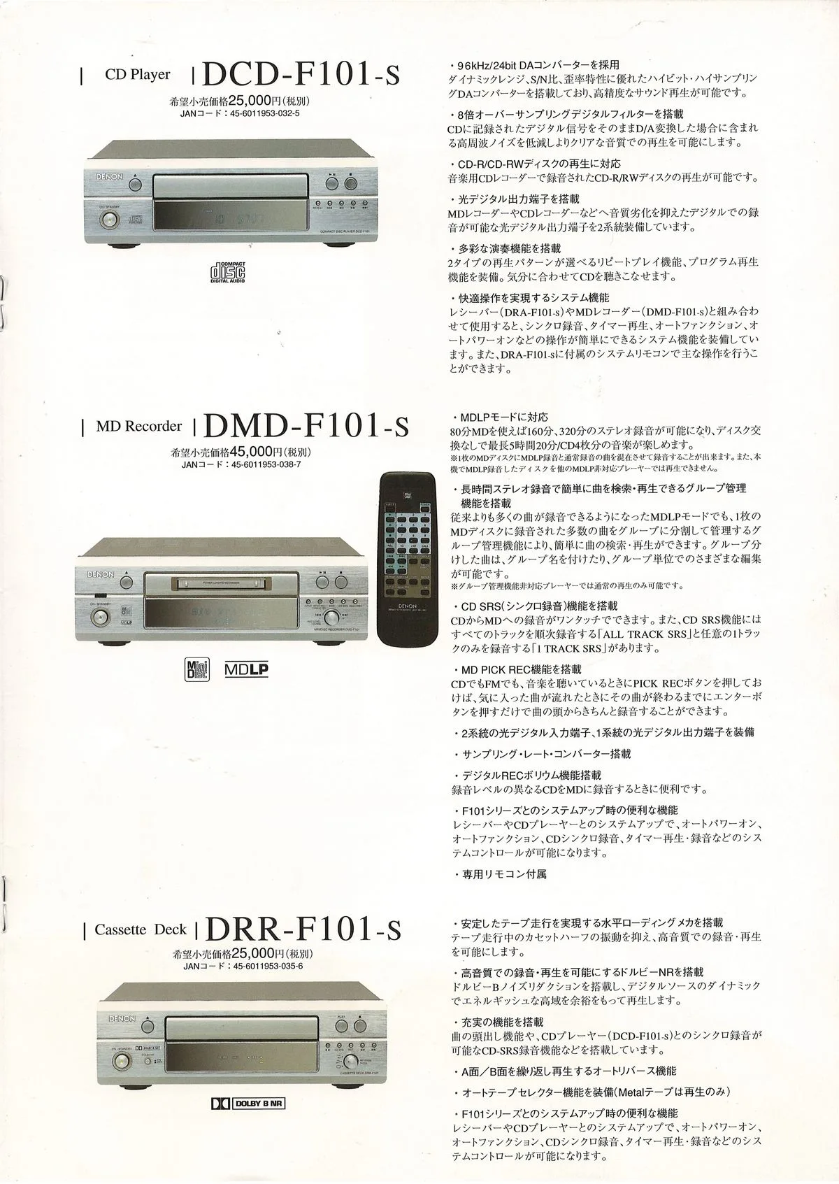 DENON D-F101 July 2002 - 5