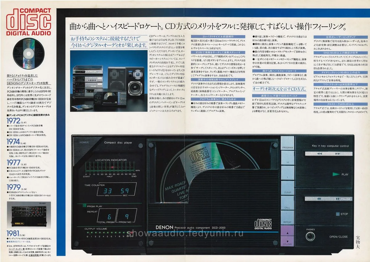 DENON DCD-2000 September 1982 - 3