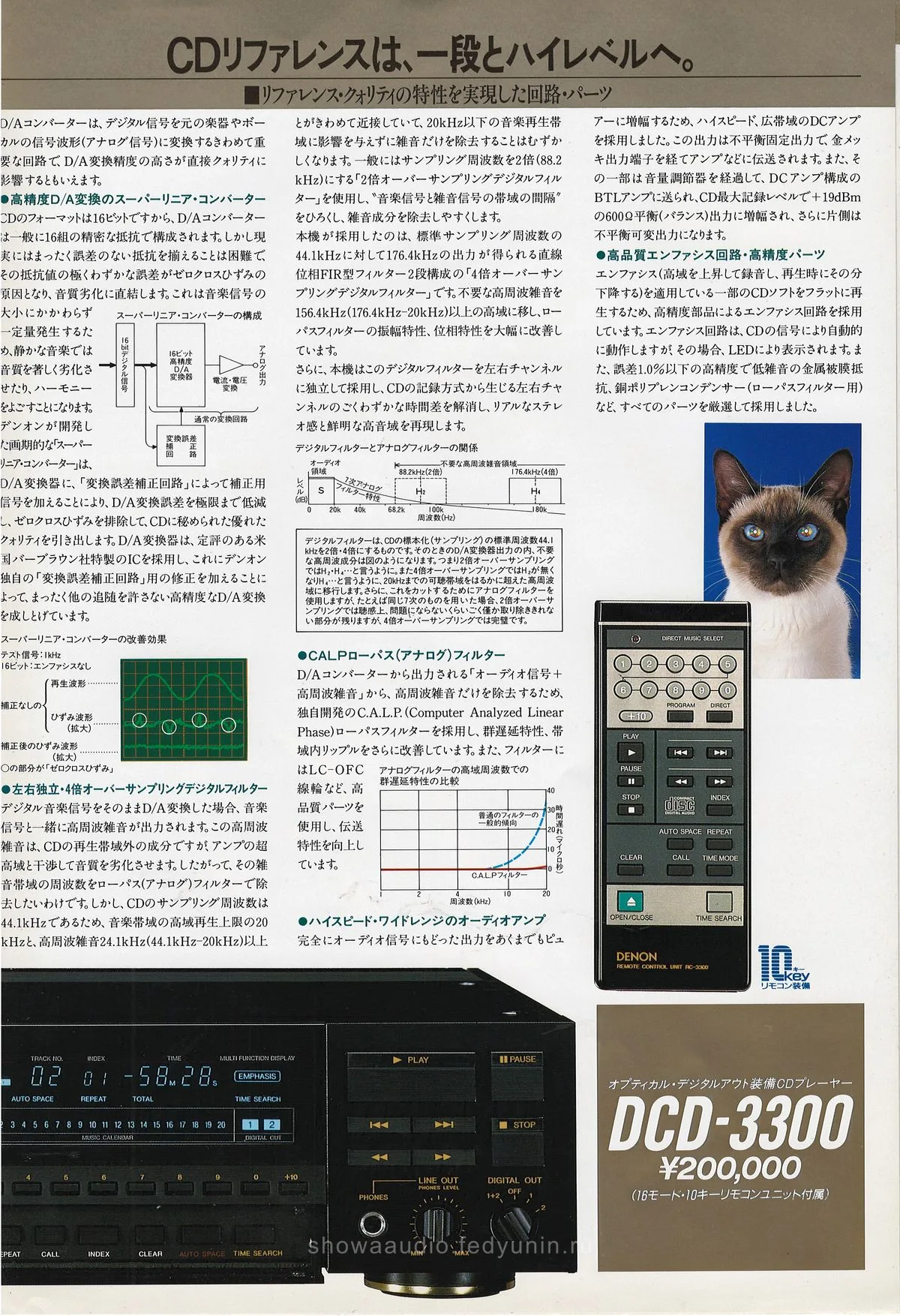 DENON DCD-3300 December 1986 - extra 3
