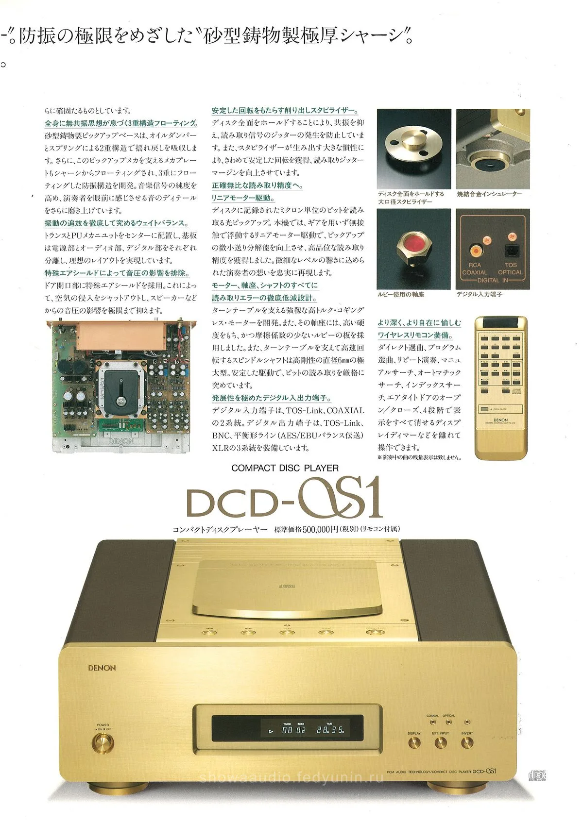 DENON DCD-αS1 April 1994 - доп. 2