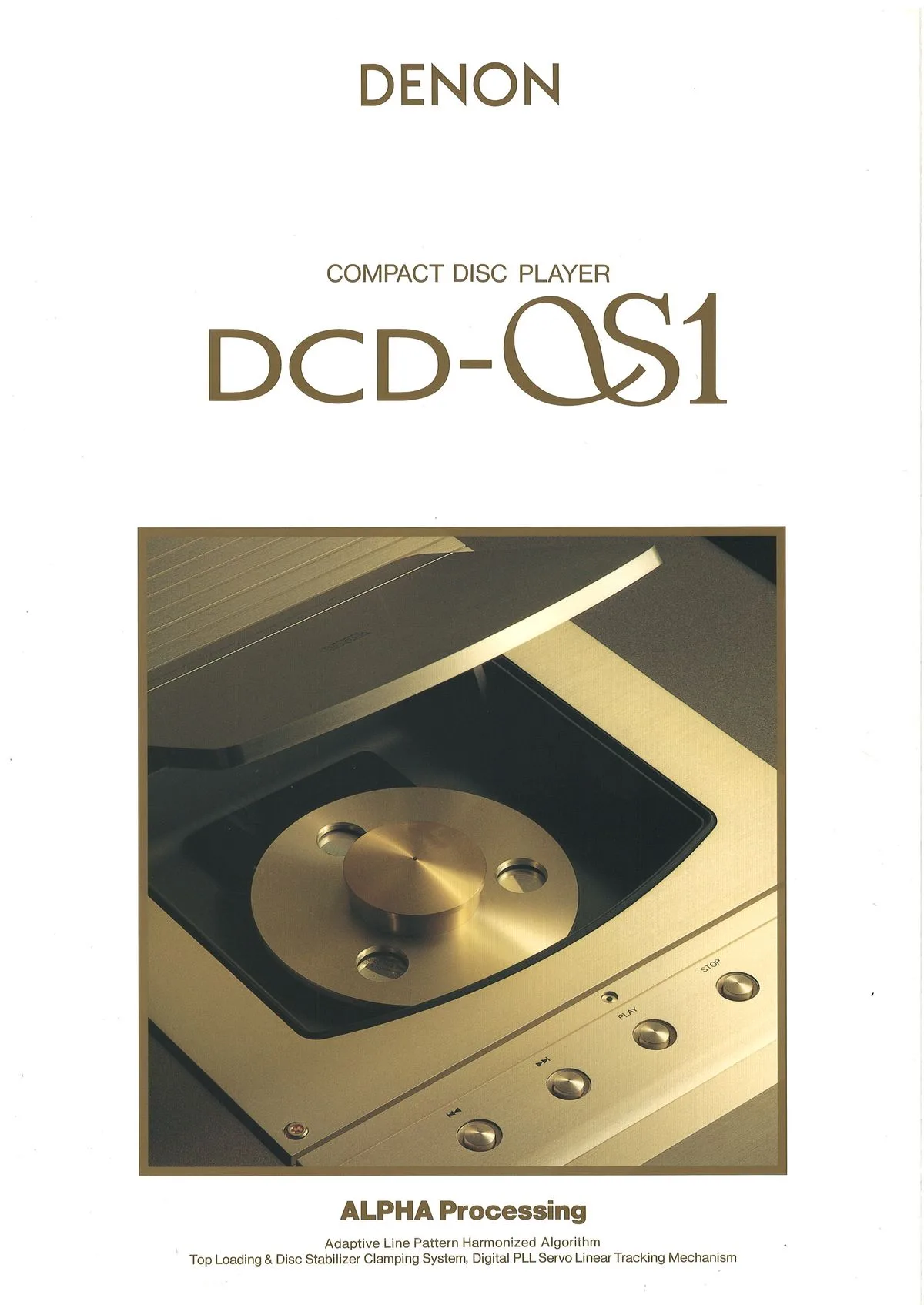 DENON DCD-αS1 April 1994 - обложка