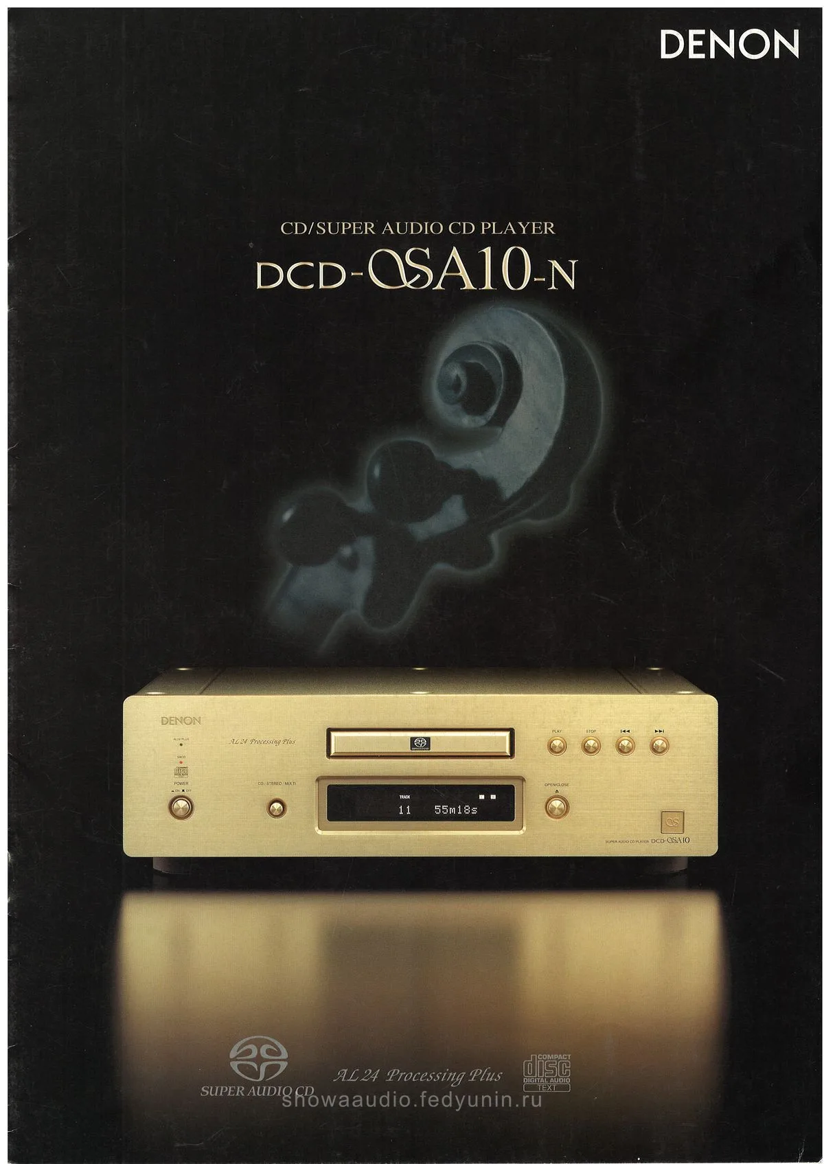 DENON DCD-αSA10-N November 2002 - cover