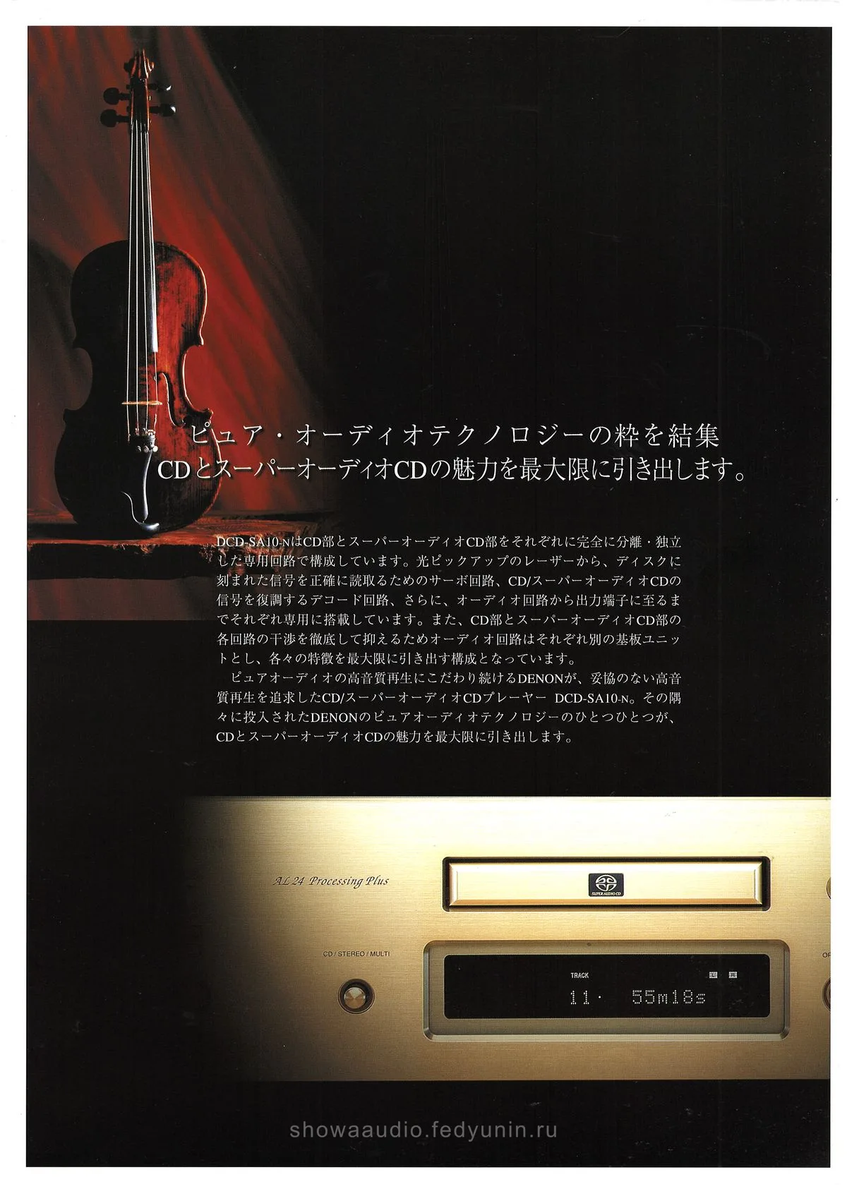 DENON DCD-αSA10-N November 2002 - 3