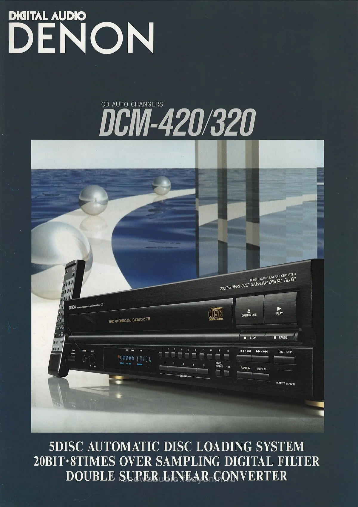 DENON DCM-420/320 November 1991 - обложка