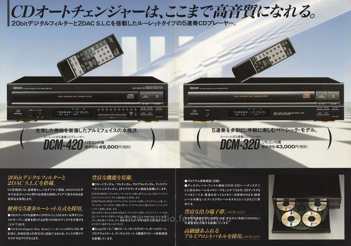 DENON DCM-420/320 November 1991 - 2