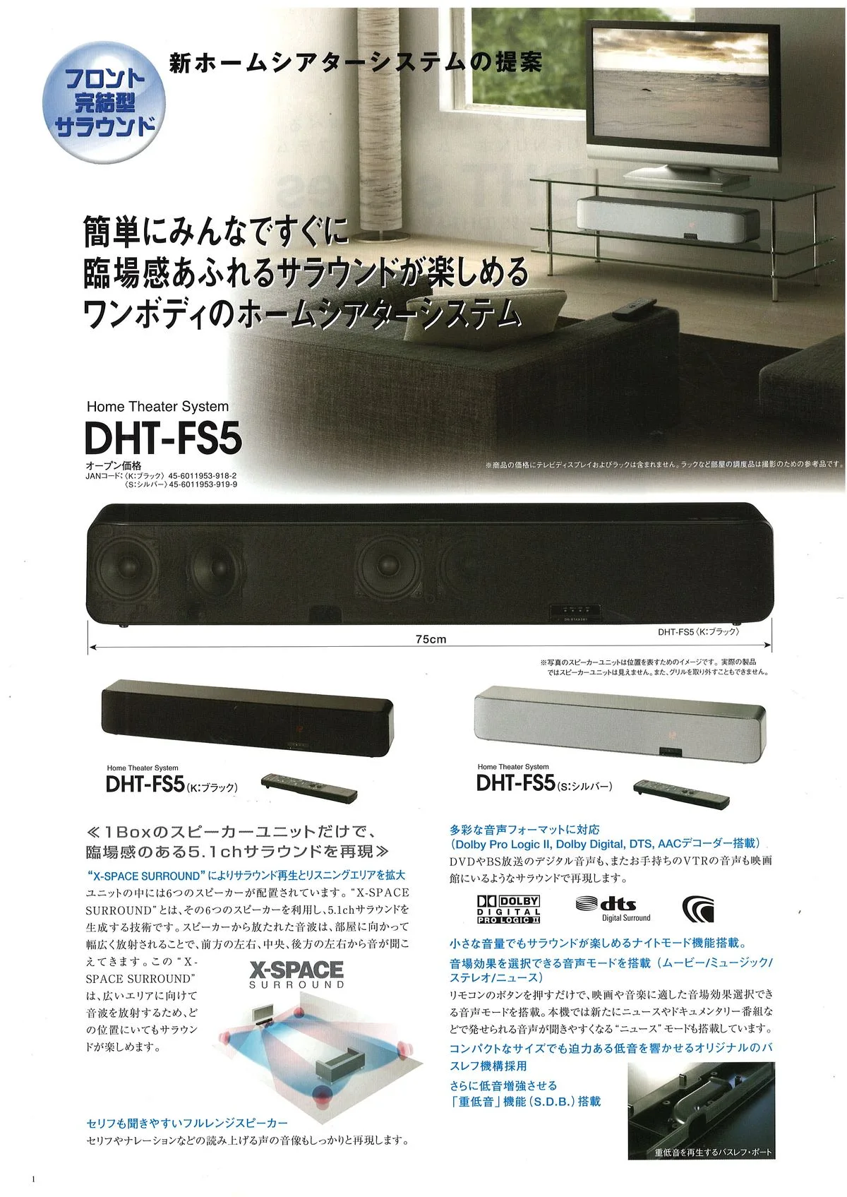 DENON DHT series March 2009 - 2