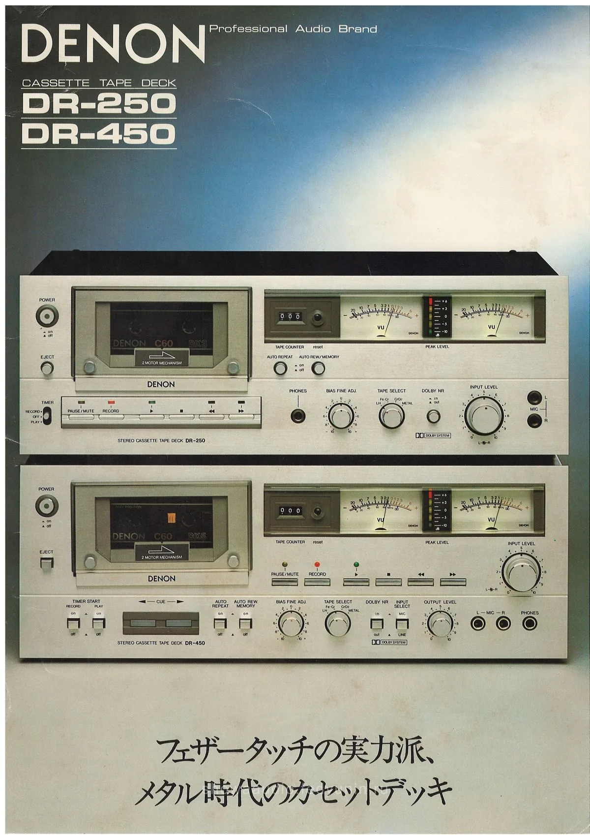 DENON DR-250 DR-450 April 1979 - cover