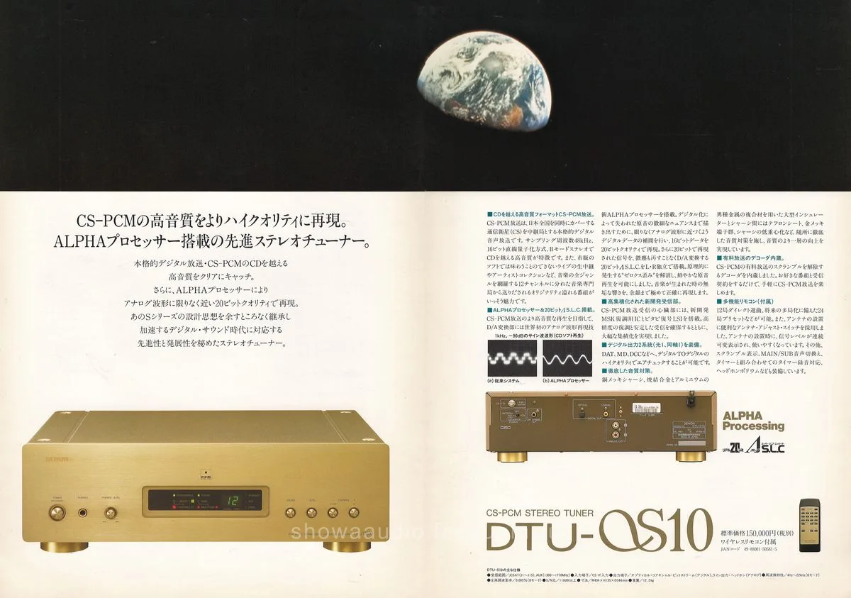 DENON DTU-αS10 October 1995 - 2