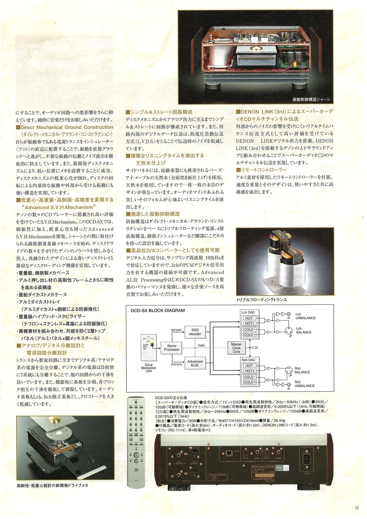 DENON Hi-Fi COMPONENTS September 2011 - 13