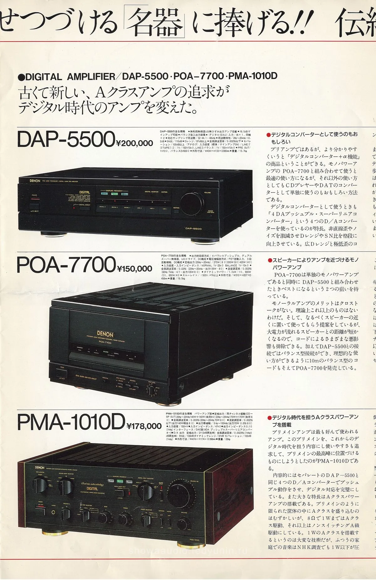 DENON HiFi Component (Stradivari) January 1987 - доп. 2