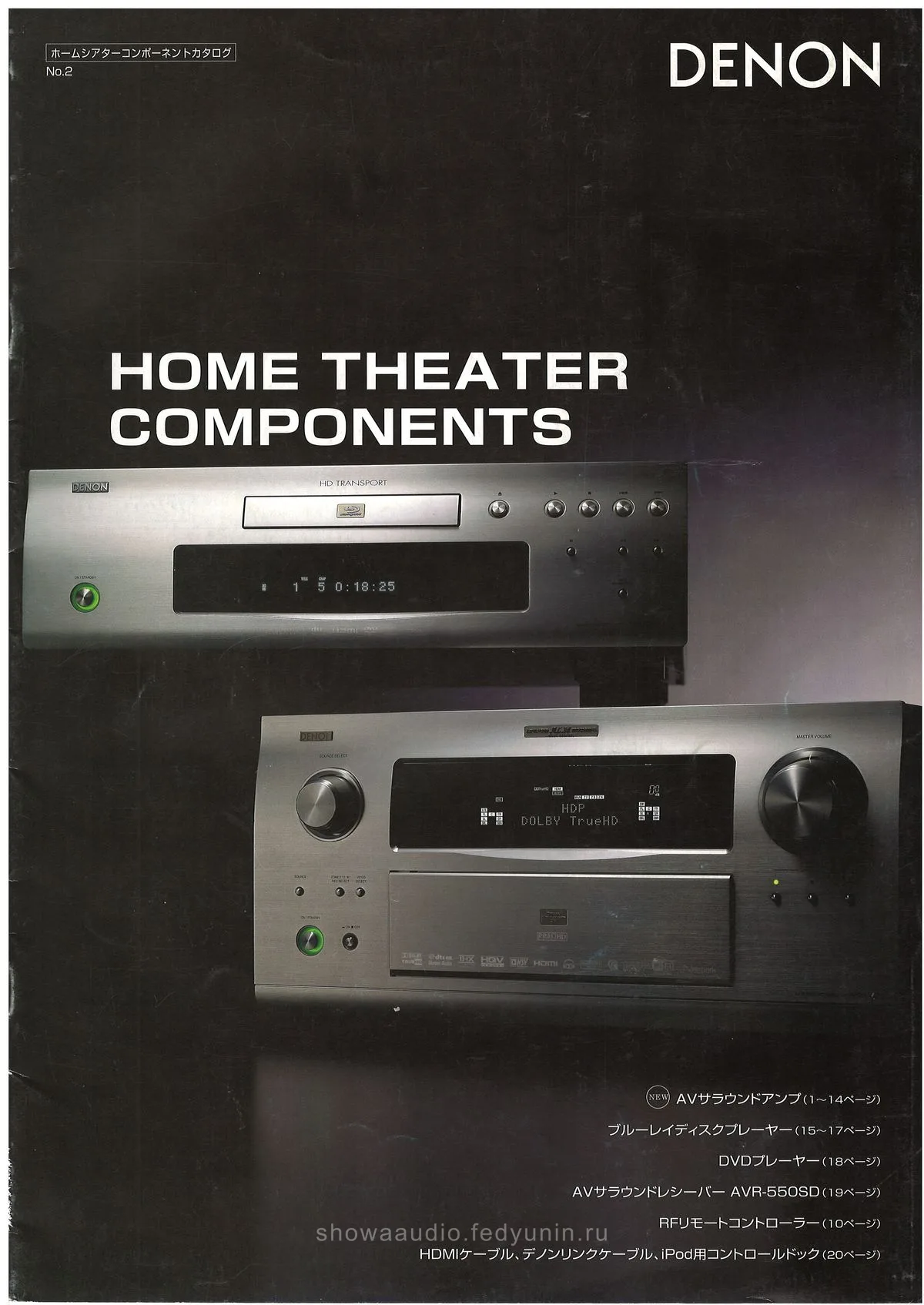 DENON Home Theater Components March 2009 - cover