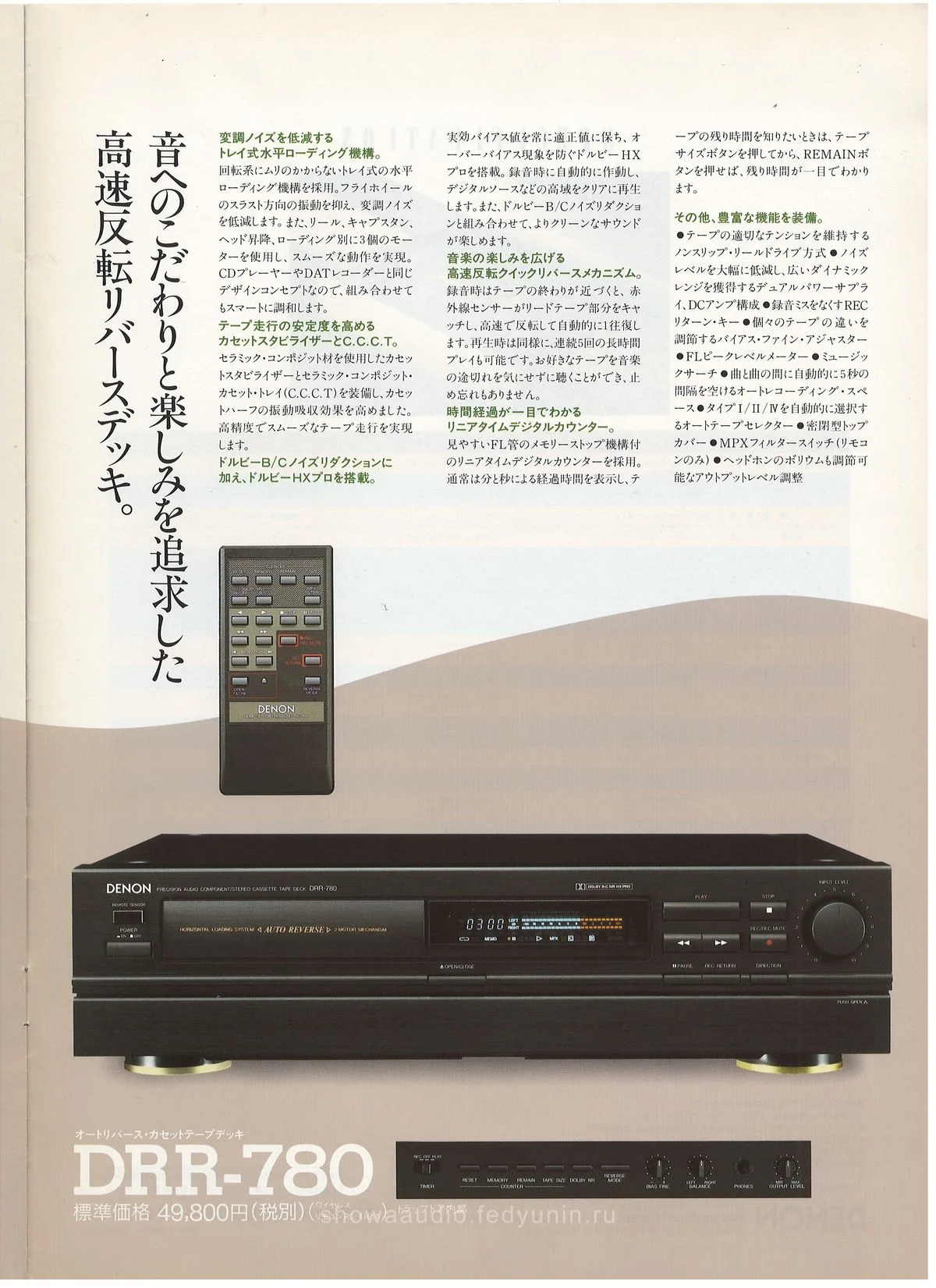 DENON Horizontal Loading Deck November 1991 - доп. 6