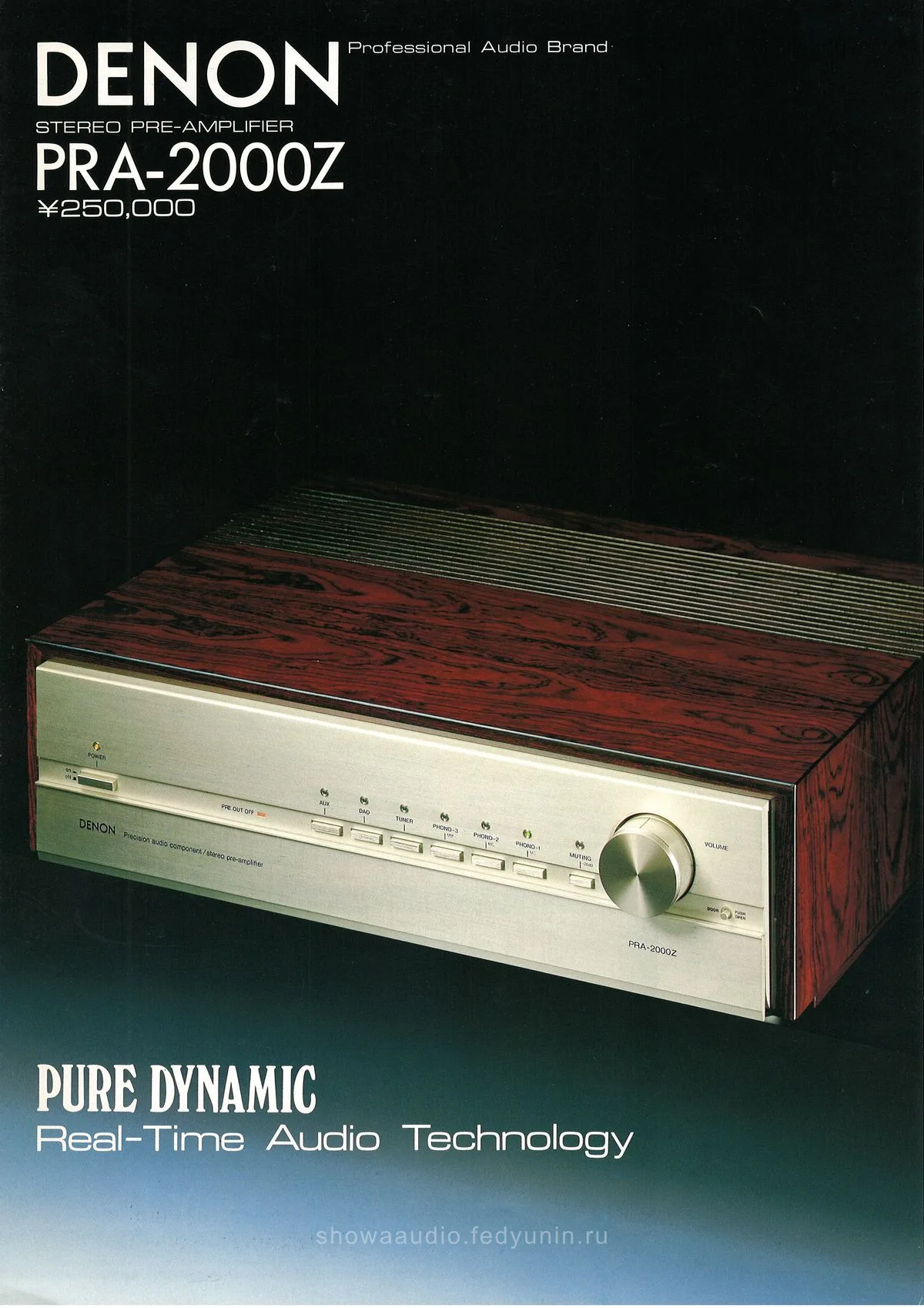DENON PRA-2000Z October 1983 - cover